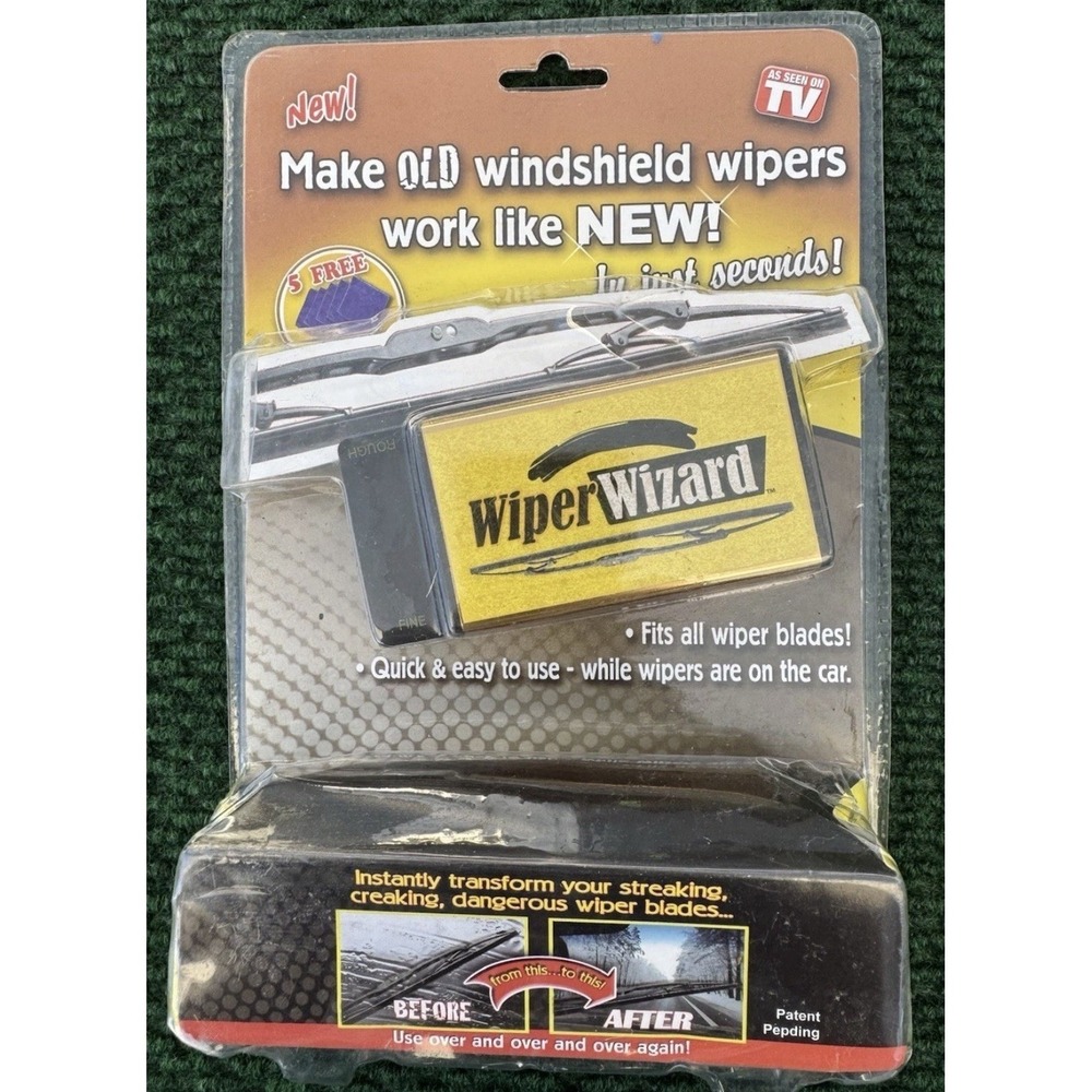 Wiper Wizard Windshield Wiper Blade Restorer Cleaner Wipes As PSeen On Tv